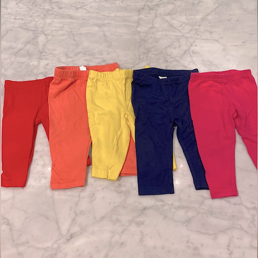 SOLD!! 3-6m baby girl legging bundle